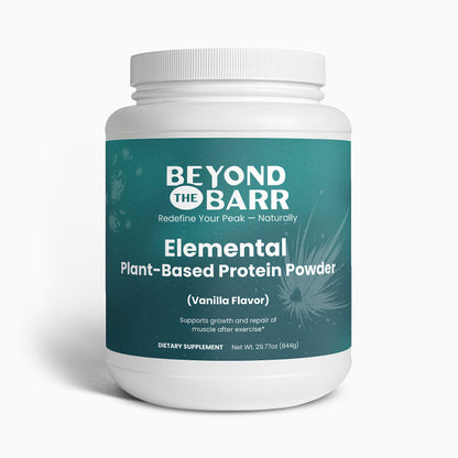 Elemental: Plant-Based Muscle Building Protein Powder (Vanilla)