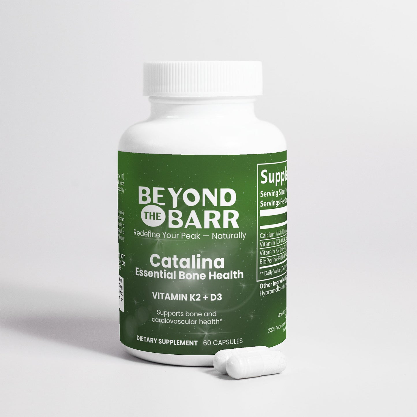 Catalina: Calcium, D3 & K2 - Essential Bone Health