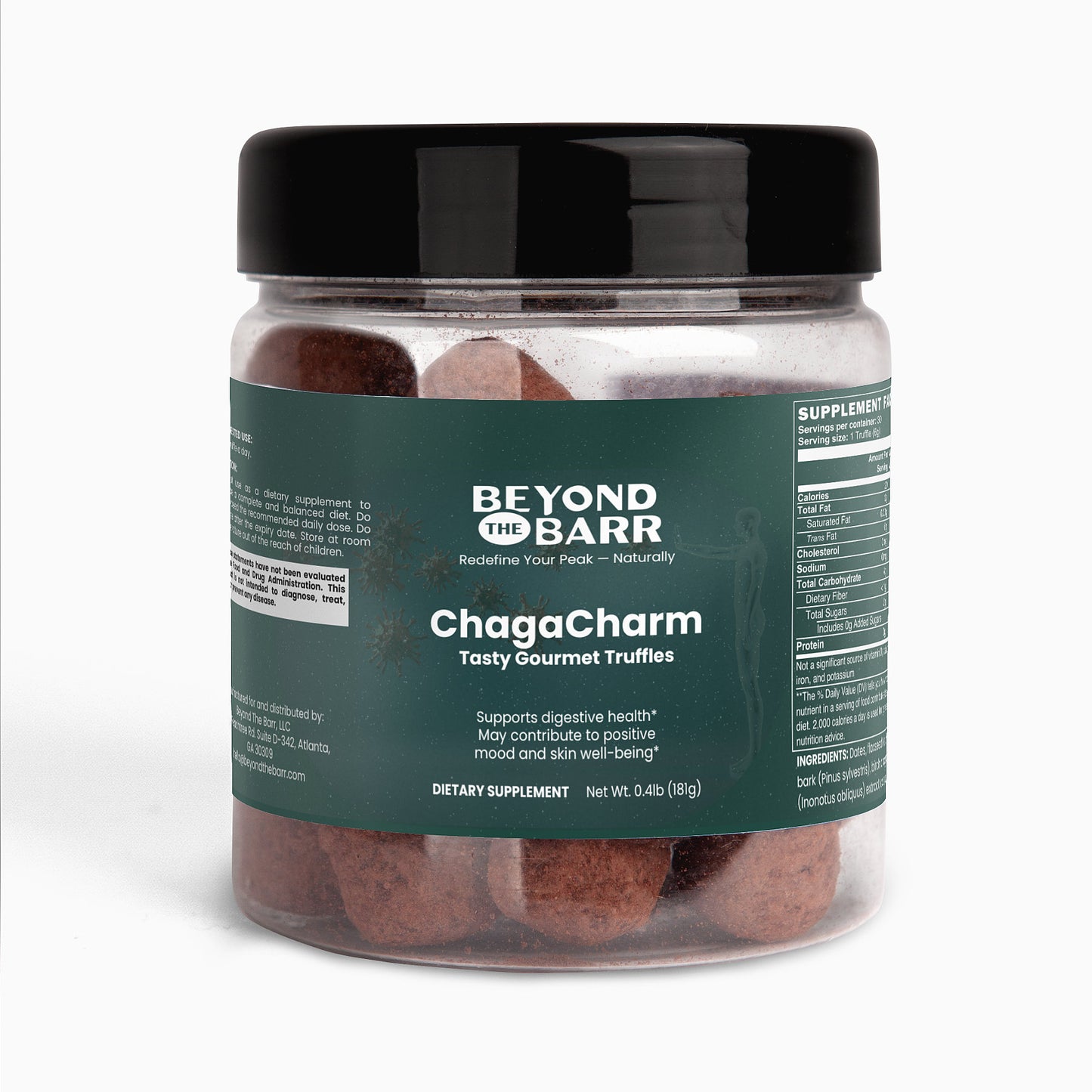 ChagaCharm: Tasty Gourmet Truffles for Mood, Skin, and Digestive Health